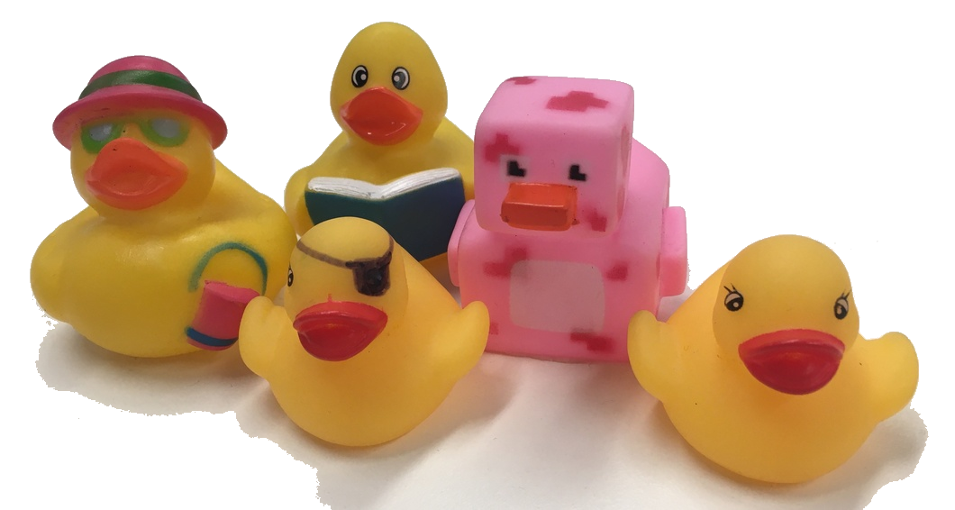 rubber duckies